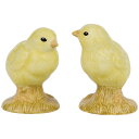 【LINE700円オフ】Chick S&P ひよこのソルト&ペッパーセット 塩コショウ入れ イギリス Quail Ceramics 動物 置物 オブジェ インテリア 北欧 モダン 陶器 ヨーロッパ市場向け製品 アニマル雑貨 ひよこ ヒヨコ ニワトリ 鳥