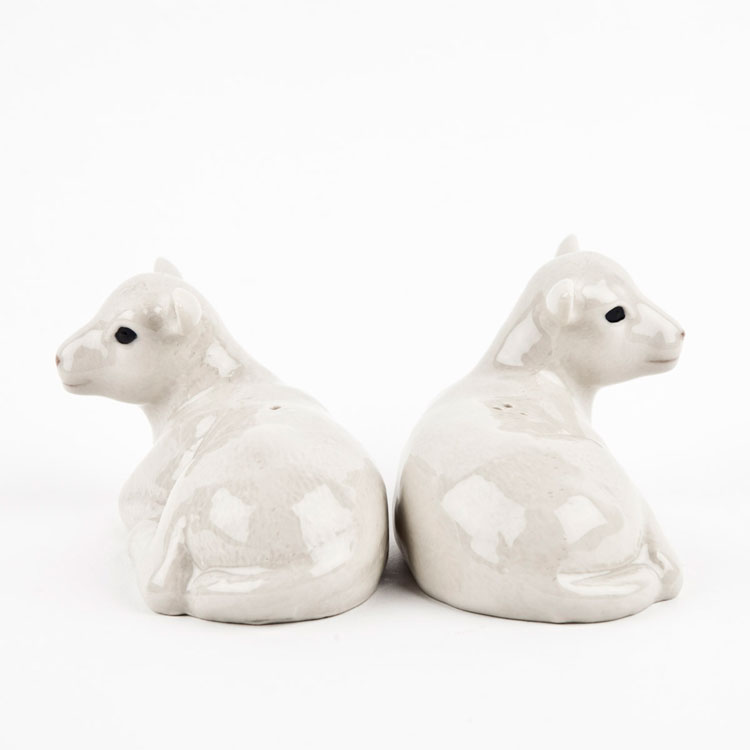 �ں߸˸¤�� Quail Ceramics �������륻��ߥå��� �ѹ�֥��� Lamb S&P ���ӤΥ���ȡ��ڥåѡ����å� �������祦���� ưʪ ��ʪ ���֥��� ����ƥꥢ �̲� ����� ƫ�� �衼���å� ���˥ޥ뻨�� ���� �� �ҤĤ� ��८�ե�