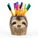ナマケモノのペン立て Sloth Pen Pot イギリス Quail Ceramics 動物 置物 オブジェ インテリア アニマル雑貨 動物雑貨 ヨーロッパ雑...