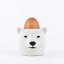 【最大20％OFF★母の日セール】エッグスタンド PolarBearFaceEggCup 白くま エッグカップ イギリス Quail Ceramics クエイル・セラミックス 動物 置物 オブジェ インテリア 北欧 モダン 陶器 ヨーロッパ エッグスタンド ポット シロクマ 白熊