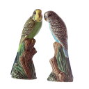 Budgerigar S&P セキセイインコのソルト＆ペッパーセット イギリス Quail Ceramics 動物 置物 オブジェ インテリア 北欧 モダン 磁器製 ヨーロッパ市場向け製品 鳥好き　鳥　インコ　セキセイインコ