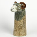 SwaledaleSheep Flower Vase イギリス Quail Ceramics 動物 置物 オブジェ インテリア 磁器製 花瓶 羊 ひつじ アニマル 珍しい