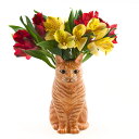 猫の花瓶Vincent Flower Vase イギリス Quail Ceramics(クウェイル・セラミックス) 動物 置物 オブジェ インテリア 北欧 モダン 磁器製 ネコ好き にゃんこ