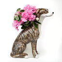 【21日まで サマーSALE】Greyhound Flower Vase イギリス Quail Ceramics 動物 置物 ペット オブジェ インテリア 陶器 犬好き グレーハウンド 花瓶