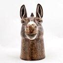 Donkey Jug L ロバのジャグ 花瓶 イギリス Quail Ceramics 動物 置物 オブジェ インテリア 陶器 水差し ロバ