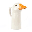 花束 【最大20％OFF★母の日セール】ガチョウ ジャグ Goose Jug イギリス 花瓶 一輪挿し ブーケ ドライフラワー 一輪 鳥 鵞鳥 動物 置物 オブジェ インテリア 雑貨 水差し 陶磁器 陶器 ギフト プレゼント ラッピング 誕生日 QuailCeramics