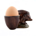 エッグスタンド Hedgehogwith Egg Cup ハリネズミ エッグおしゃれ かわいい おもしろ 動物 ヨーロッパ 北欧 雑貨 キッチン ダイニング インテリア 卓上 プレゼント 引越し祝い 誕生日 Quail Ceramics クエイルセラミックス 2