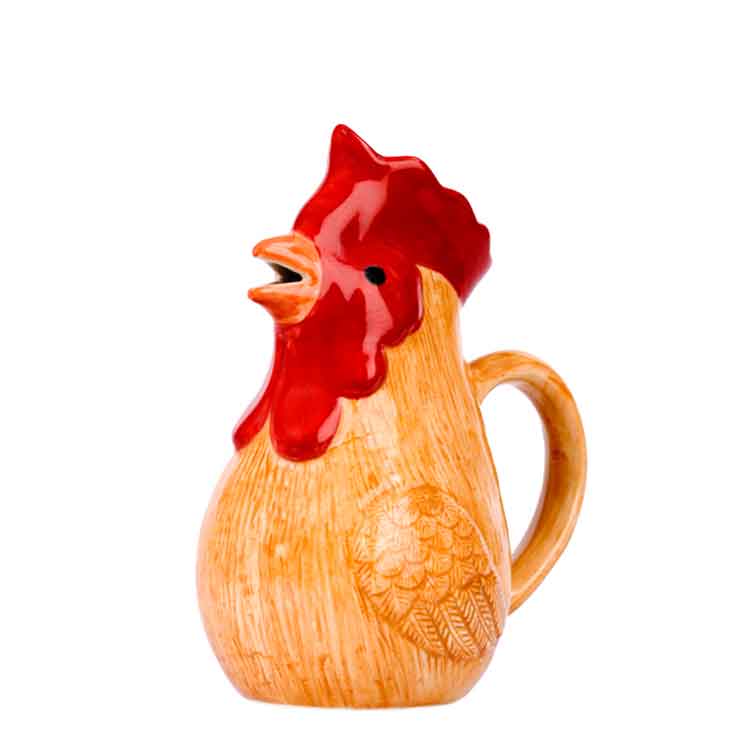 Buff Orpington Jug ニワトリのジャグ Quail Ceramics クエイル 鳥 グッズ ジャグ 水差し 花瓶 一輪挿し 雑貨 インテリア にわとり サセックス おしゃれ おもしろ 置物 海外 北欧 陶器 プレゼント ギフト 誕生日 記念日