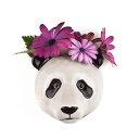 【21日まで サマーSALE】パンダ Sサイズ 花瓶 壁掛け 雑貨 グッズ 北欧 一輪挿し かわいい おしゃれ おもしろ 壁掛け花瓶 インテリア ぱんだ 中国 癒し系 ウォールデコ アート 陶器 プレゼント ギフト 誕生日 引っ越し祝い クエイル Panda QuailCeramics