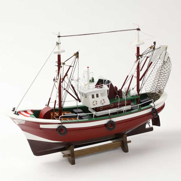 Cutter（red漁船 カッター ドイツ・Seaclub(シークラブ） マリン マリンテイスト ビーチ コースタル 西海岸 木材