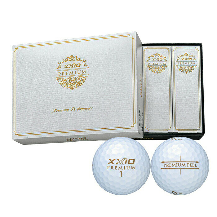 オウンネーム　ダンロップ ゴルフボール ゼクシオ プレミアム　ロイヤルゴールド 1ダース（12球） XXIO 2024モデル