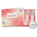 =オウンネーム= スリクソン SOFT FEEL LADY ホワイト 1ダース(12個入り) 2025年モデル【レディース】