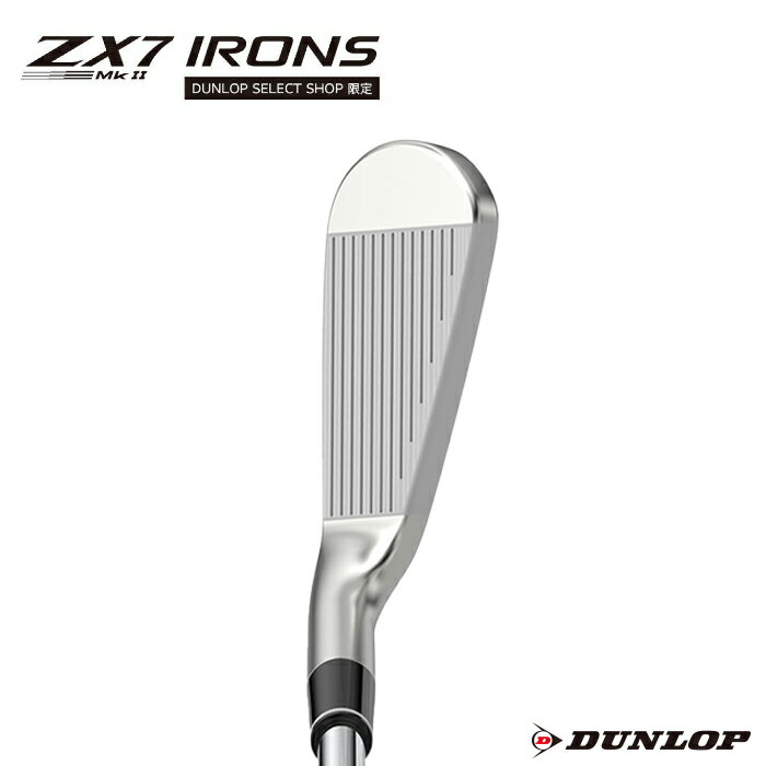 ダンロップ SRIXON スリクソン ZX7 MkII N.S.PRO MODUS3 TOUR120 スチールシャフト 6本セット #5~9、PW DUNLOP SELECT SHOP限定