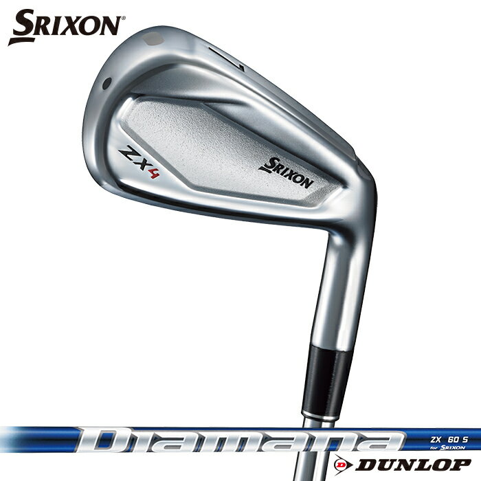 ダンロップ スリクソン ZX4 アイアン単品 Diamana ZX for IRON カーボンシャフト （#4、AW、SW） SRIXON 2021年モデル