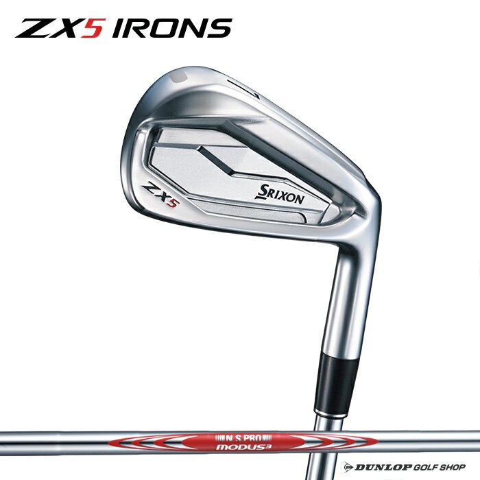 【ダンロップ】SRIXON（スリクソン）ZX5 単品アイアン N.S.PRO MODUS3 TOUR105 DST スチールシャフト （#4、AW、SW）【2020年モデル】