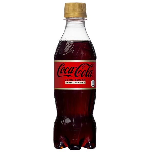コカ・コーラ ゼロカフェインから、飲みきりサイズの350mlが新発売! 炭酸、カラメル色素、酸味料、甘味料(スクラロース、アセスルファムK)、香料 エネルギー0kcal、たんぱく質0g、脂質0g、炭水化物0g、糖類0g、食塩相当量0.01g...