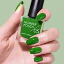 ナンバーポリッシュ 05 Happy Green / オールインワンネイル / NUMBER POLISH / マニキュア ペディキュア 速乾 平筆 かわいい