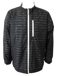 BBCO / ビビコ 春物入荷 21-3102-01-05 ブラック 値下げ!!◆60%OFF◆パンチングロゴナイロンブルゾン 薄手 軽量 ジップアップ ゆったりライン/50サイズ