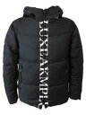 【LUXEAKMPLUS/リュクスエイケイエムプラス】2024秋冬新作 値下げ◆50%OFF◆LAO-23032-black ブラック センターロゴ カモ柄 中綿ジャケット フードサイズ調整可 アウター ゴルフ デイリー/ラスト1点!! Lサイズ(4)