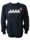 【muta/ムータ】 ACANTHUS × muta MARINE 2025秋冬 MMAC-MA2546-NV ネイビー Sweet Logo Crewnec ...