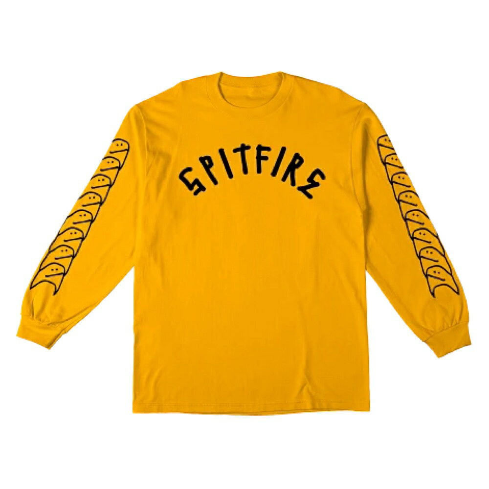 【SPITFIRE WHEELS】 SPITFIRE WHEELS "SPITFIRE × GONZ L/S TEE" - GOLD 【SIZE CHART】 L【身幅55.0cm 着丈73.0cm 袖丈20.0cm 肩幅52.0cm】 XL【身幅60.0cm 着丈74.5cm 袖丈19.5cm 肩幅57.0cm】 XXL【身幅65.0cm 着丈75.0cm 袖丈21.5cm 肩幅60.5cm】 ※サイズ寸法・素材などにより個体差があります。 ※若干の誤差がありますので、予めご了承下さい。 ＜商品の色味、柄に関して＞ ・商品の撮影画像は光の加減で実際の商品より、 　明るく見える場合がございます。 ・お客様の端末モニターの環境により実際のカラーと 　多少の違いが出る場合がありますので 　あらかじめご了承ください。 ＜商品仕様について＞ ・商品仕様について、別カラーで記載してる場合がございます。 JAPAN AUTHORIZED DEALER【SPITFIRE WHEELS】 SPITFIRE WHEELS "SPITFIRE × GONZ L/S TEE" - GOLD