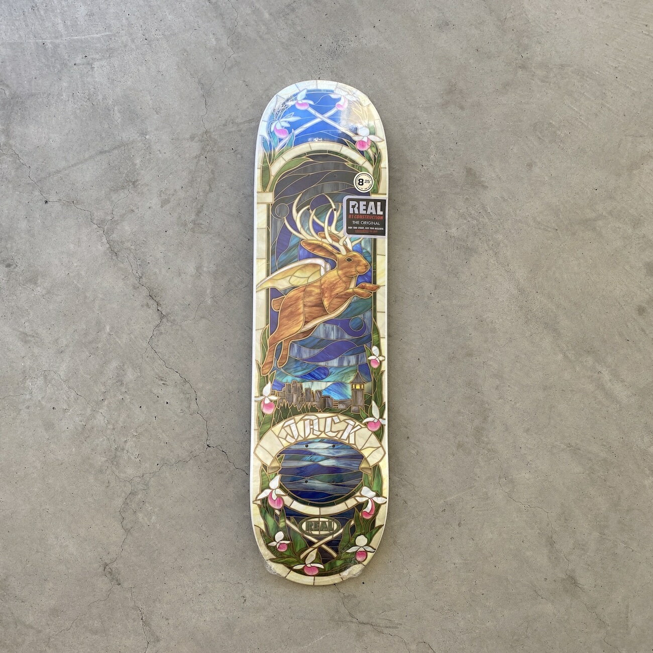 REAL " JACK OLSON / CATHEDRAL " - 8.25inch リアル スケートボード デッキ イ ジャック オルソン