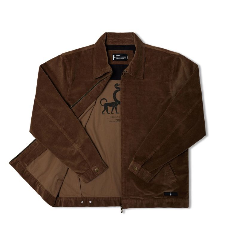 FORMER MERCHANDISE "DISTEND CORD JACKET" - BROWN