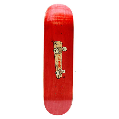 【CHICO STIX】 CHICO STIX "2×4" LOGO DECK - 8.0inch 【SIZE SPEC】 ※キック 中 /コンケーブ 中 ※トップのベニアのカラーは、アソートになります。 予めご了承ください。 ＜商品の色味、柄に関して＞ ・商品の撮影画像は光の加減で実際の商品より、 　明るく見える場合がございます。 ・お客様の端末モニターの環境により実際のカラーと 　多少の違いが出る場合がありますので 　あらかじめご了承ください。 ＜商品仕様について＞ ・商品仕様について、別カラーで記載してる場合がございます。 JAPAN AUTHORIZED DEALERCHICO STIX "2×4" LOGO DECK - 8.0inch