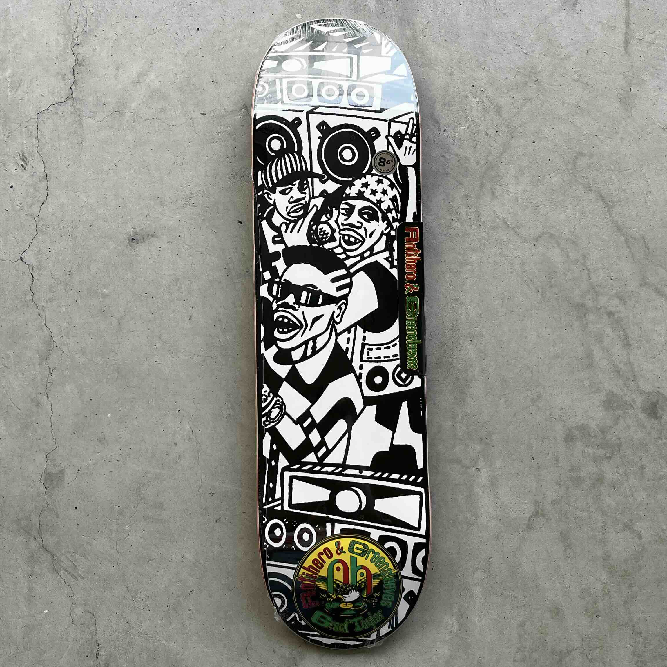 ANTI HERO SKATEBOARDS ANTI HERO x GREENSLEEVES GRANT TAYLOR DECK - 8.5inch