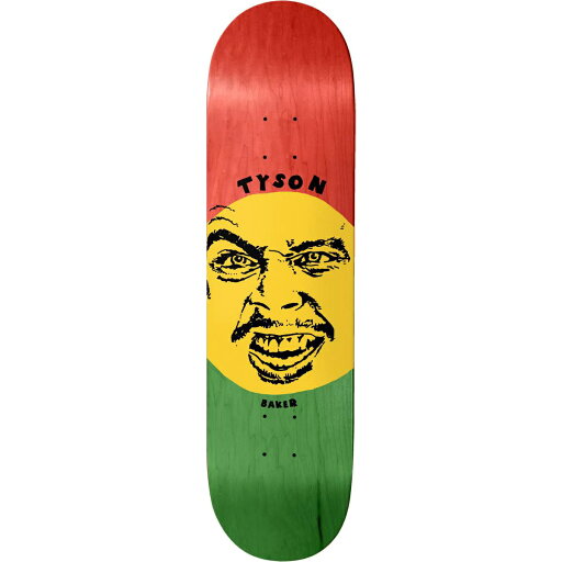 BAKER "TYSON RASTA FACE DECK" - 8.38inch BAKER "TYSON RASTA FACE DECK" - 8.38inch