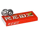 BONES BEARING BONES BEARINGS "SUPER REDS" スケートボード専用にゼロから考えられ、 独自の仕様に沿って製造されてます。 ハードなランディングがもたらす強い衝撃、 ターンでのサイドからの負荷（可能な限り）、 ゴミ、ホコリなどに耐えるように設計されており、 高速回転と耐久性を提供しております。 考案者のジョージパウエルが、 スケート用ベアリングに工業規格はあてはまらないという考えの下、 ABEC表示はされていないスケートボード専用ベアリングです。 ＊1set/8個入りの価格です。 使用後の返品は一切お断りさせて頂いておりますBONES BEARINGS "SUPER REDS"