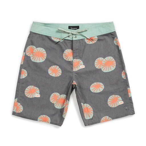 BRIXTON " BARGE TRUNK " - CHARCOAL/BASIL ブリクストン ボードショーツ サーフトランクス 朝夕 BRIXTON " BARGE TRUNK " - CHARCOAL/BASIL ブリクストン ボードショーツ サーフトランクス 朝夕
