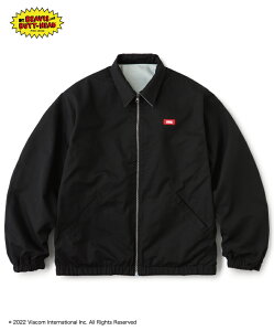 FTC x BEAVIS AND BUTT-HEAD "REVERSIBLE HARRINGTON JACKET" - BLACKエフティーシー ビーバス・アンド・バットヘッド リバーシブル ジャケット