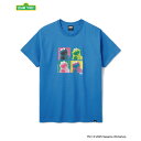 FTC " SESAME STREET meets FTC / COOKIE MONSTER TEE " - BLUE FTC025SEST02 エフティーシー セサミストリート クッキーモンスター Tシャツ