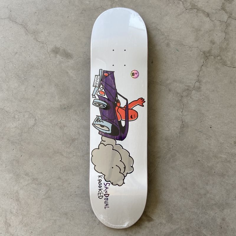 KROOKED SKATEBOADING "RONNIE SANDVAL WINNER DECK" - 8.12inch