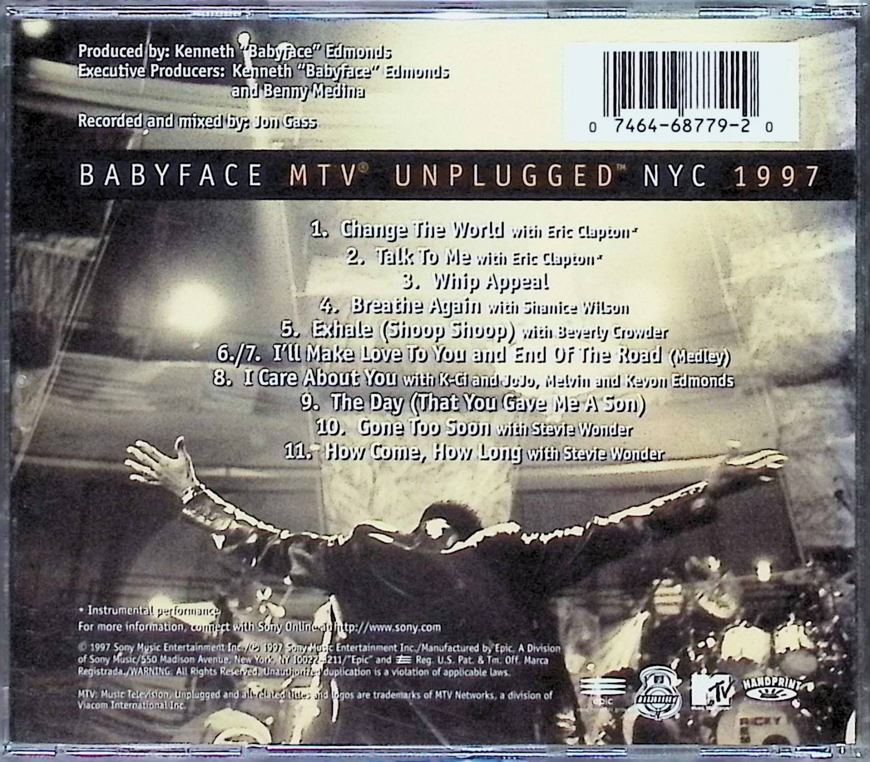 【中古】 (CD) Face Mtv Unplugged / ベイビーフェイス　（送料無料）