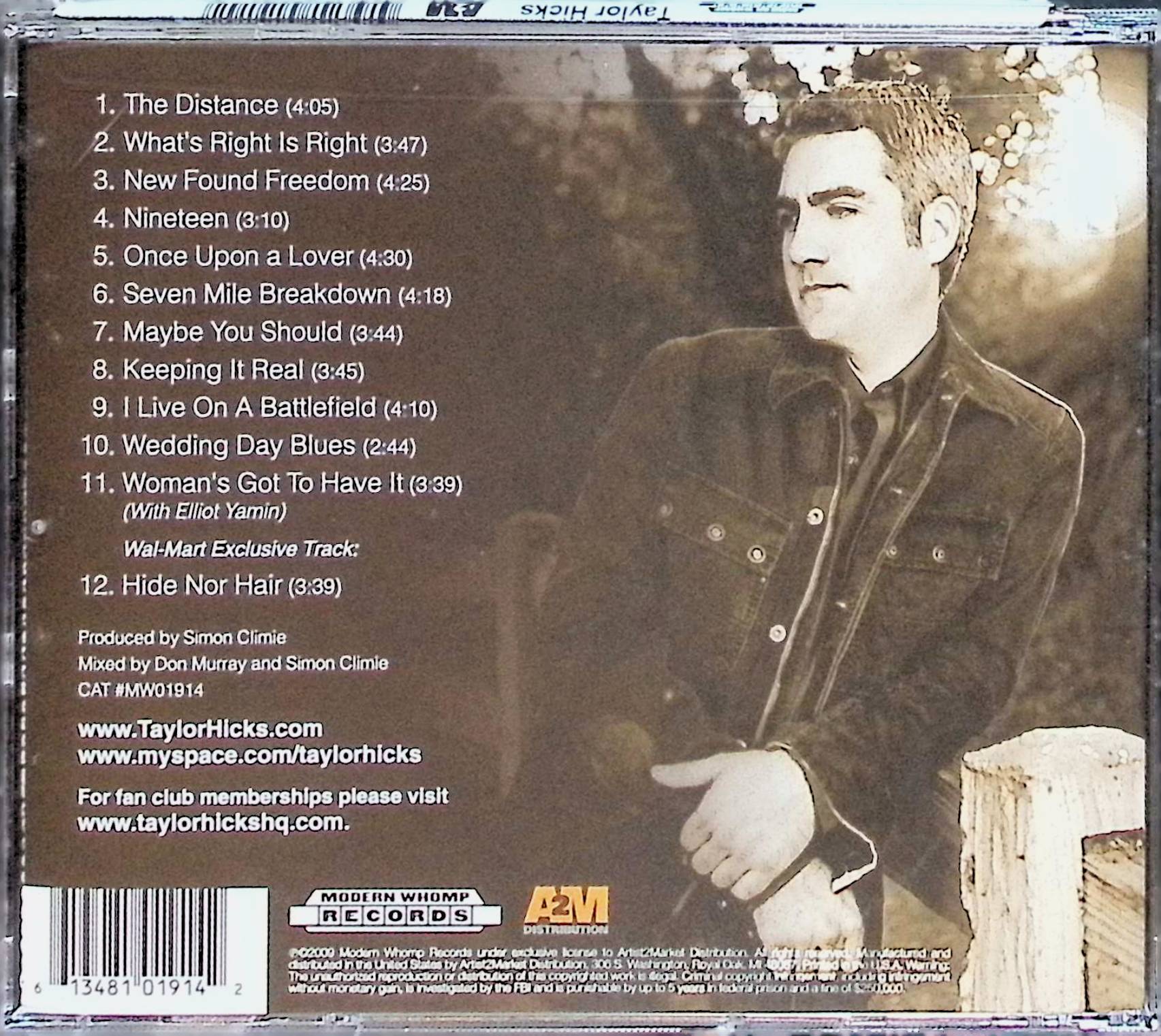 【中古】 (CD) The Distance (1 CD) / Taylor Hicks　（送料無料）
