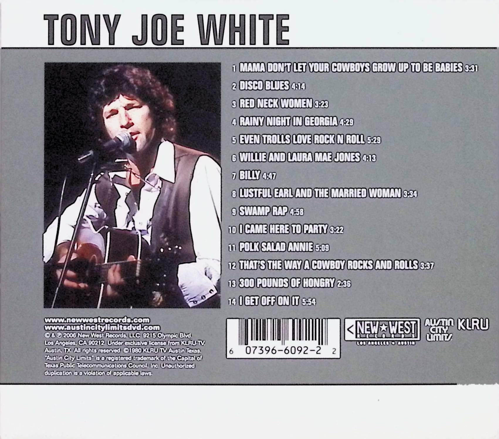 【中古】 (CD) Live From Austin Tx (Dig) / トニー・ジョー・ホワイト　（送料無料） 2