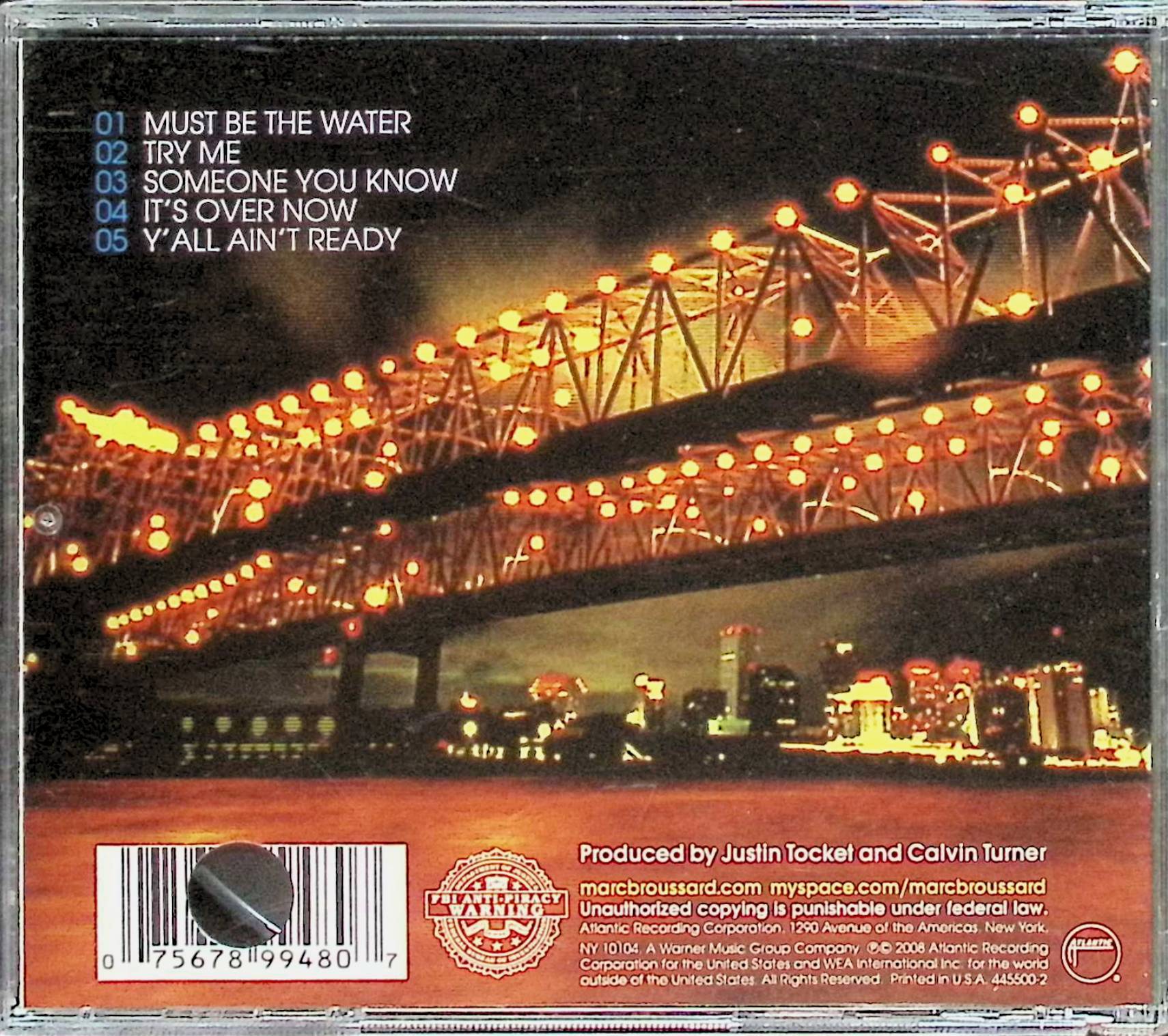 【中古】 (CD) Must Be The Water Ep / Marc Broussard　（送料無料） 2