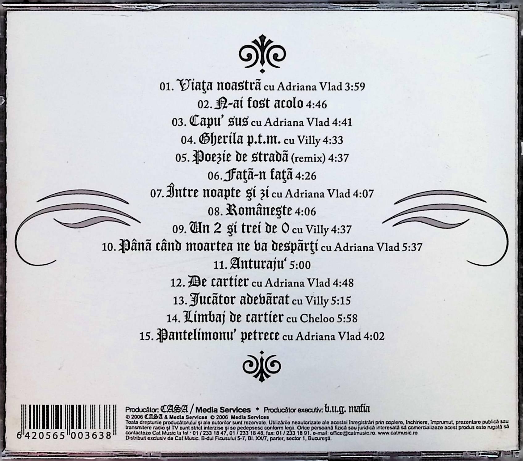 【中古】 (CD) Viata Noastra, Vol. 1 / B.U.G. Mafia　（送料無料）