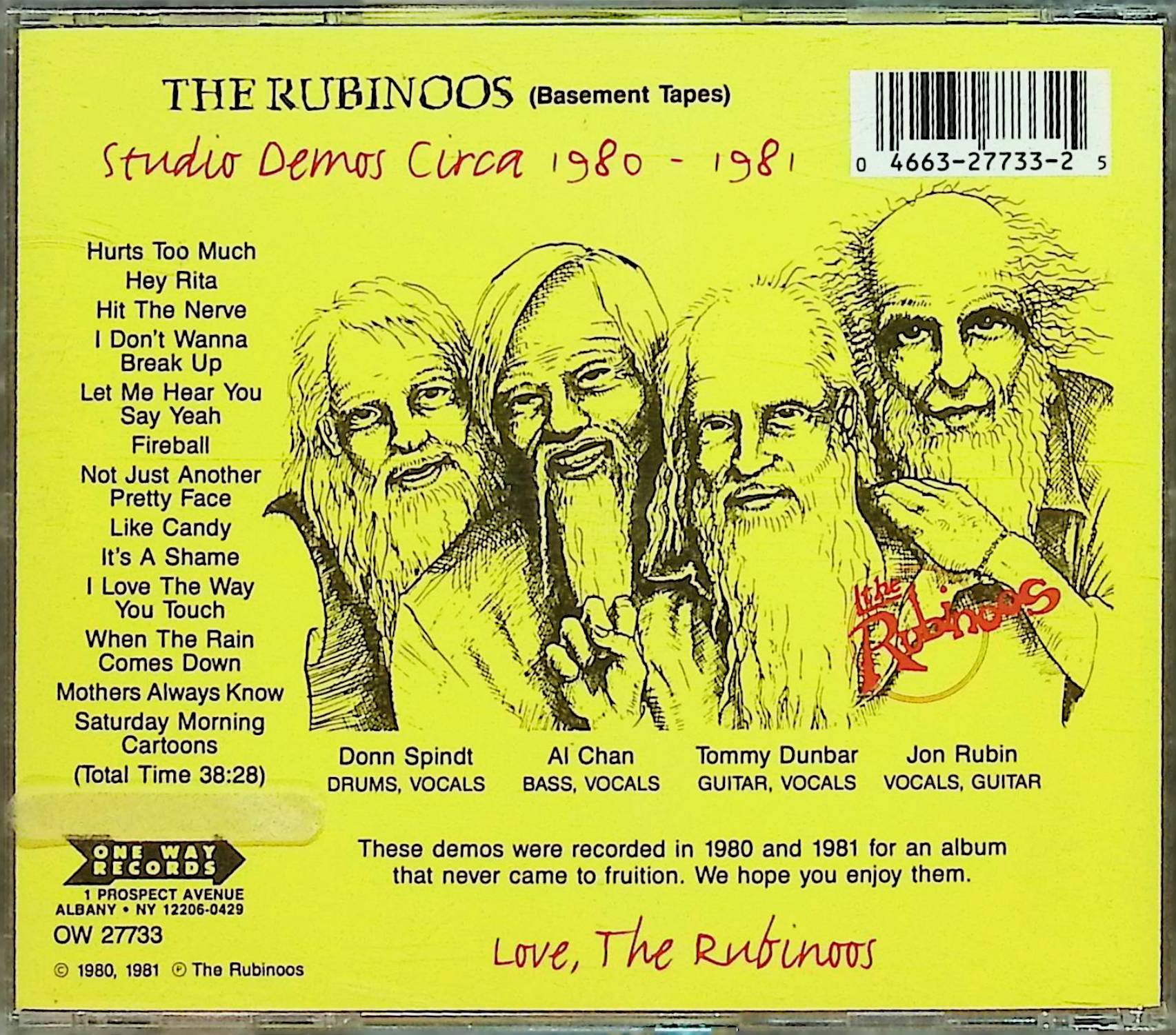 【中古】 (CD) Basement Tapes / ザ・ルビナーズ　（送料無料）