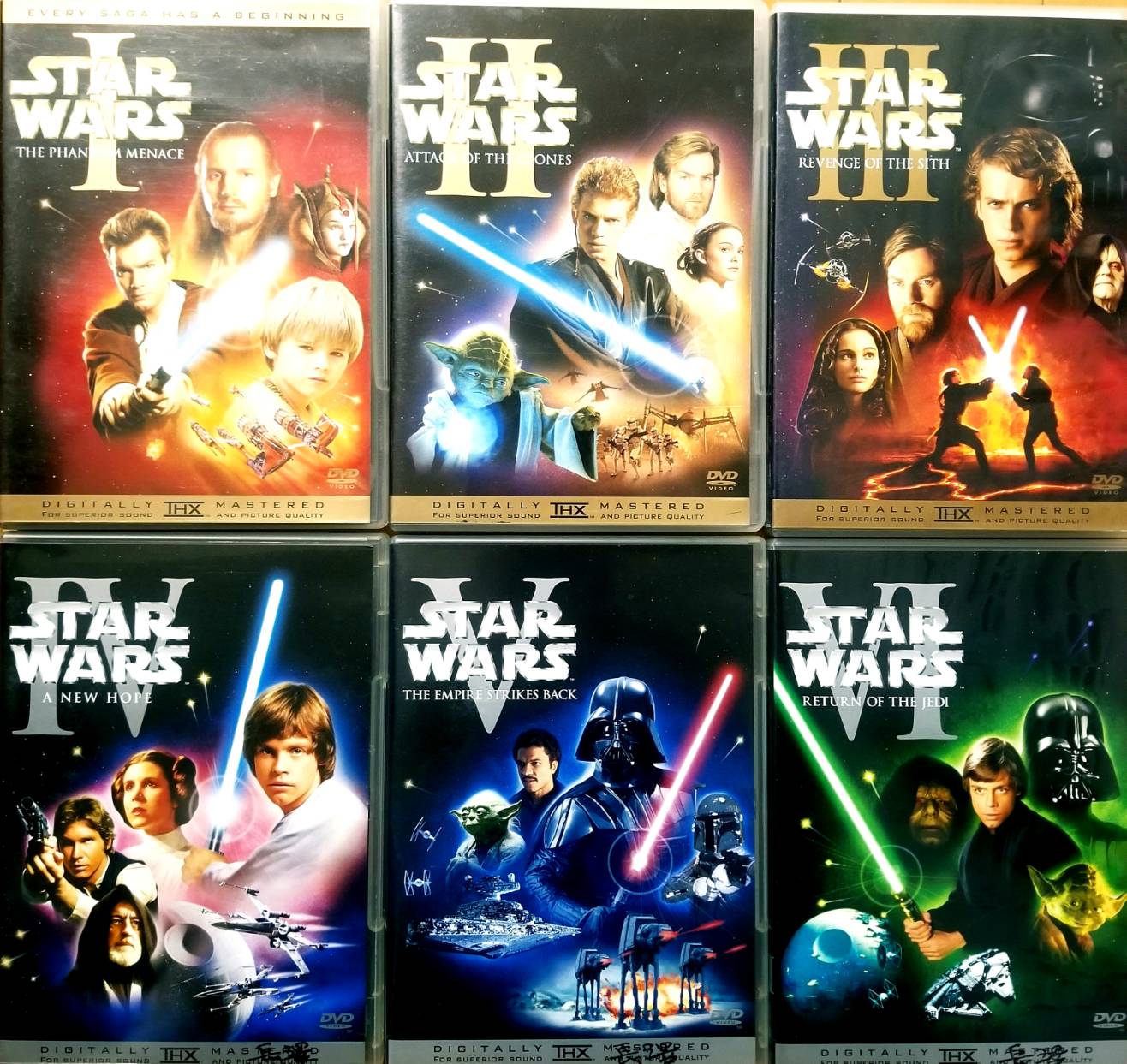 【中古】 「スター・ウォーズ」 6作品セット [DVD]　マーク・ハミル (出演), ハリソン・フォード (出演..