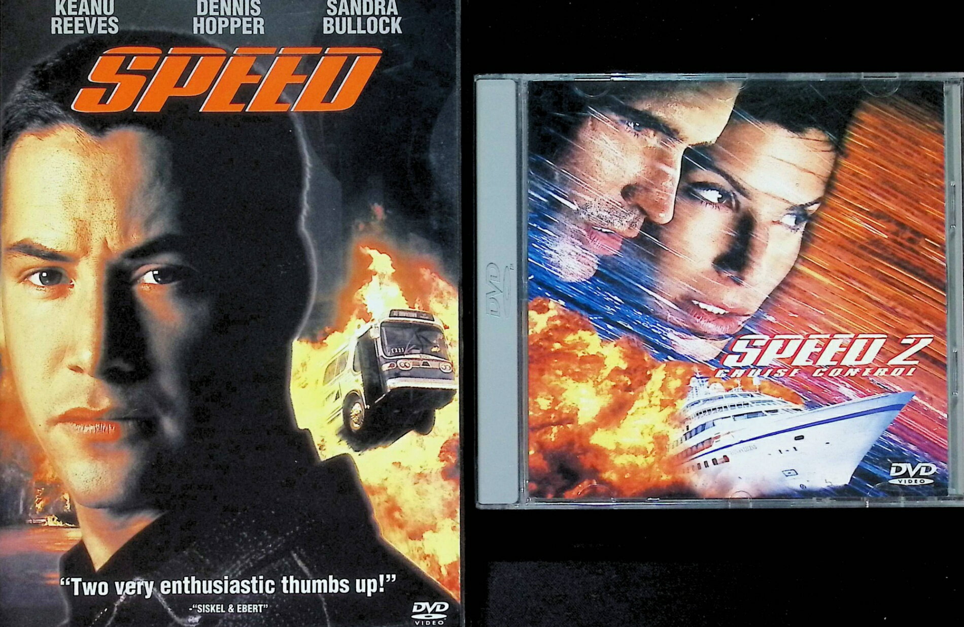 【中古】 スピード 2作品セット[DVD]　キアヌ・リーブス (出演), デニス・ホッパー (出演), ヤン・デ・ボン (監督)　（送料無料）