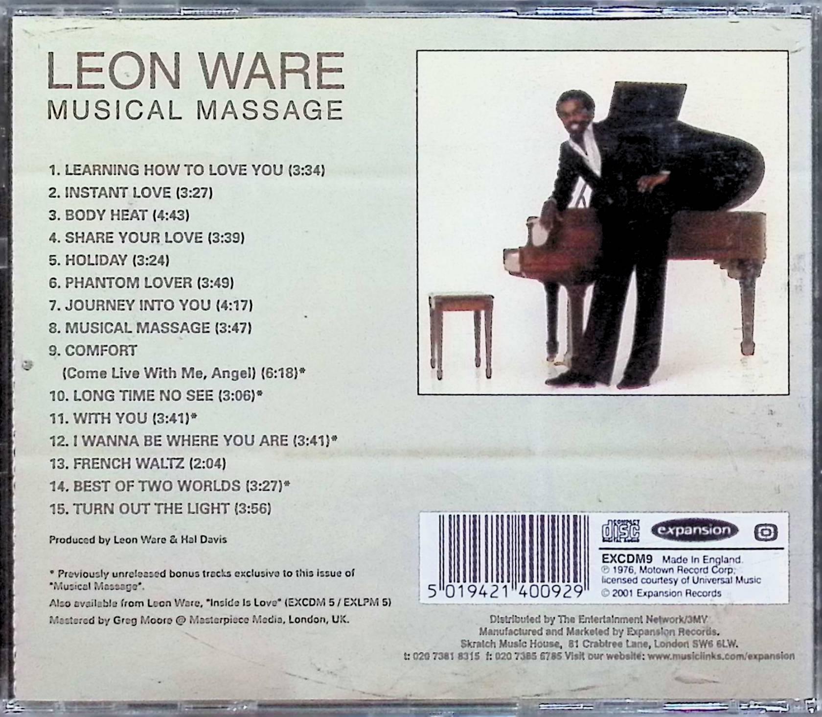 【中古】 (CD) MUSICAL MASSAGE / リオン・ウェア　（送料無料） 2