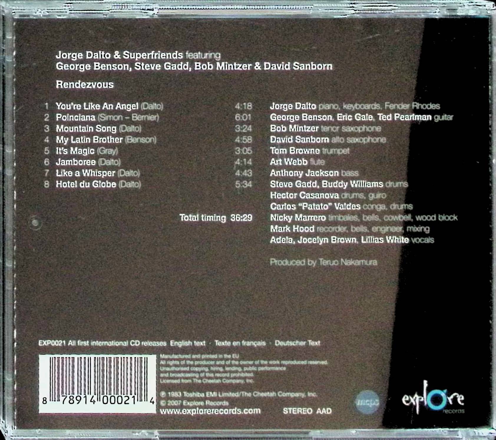 【中古】 (CD) Rendezvous / Jorge Dalto　（送料無料）