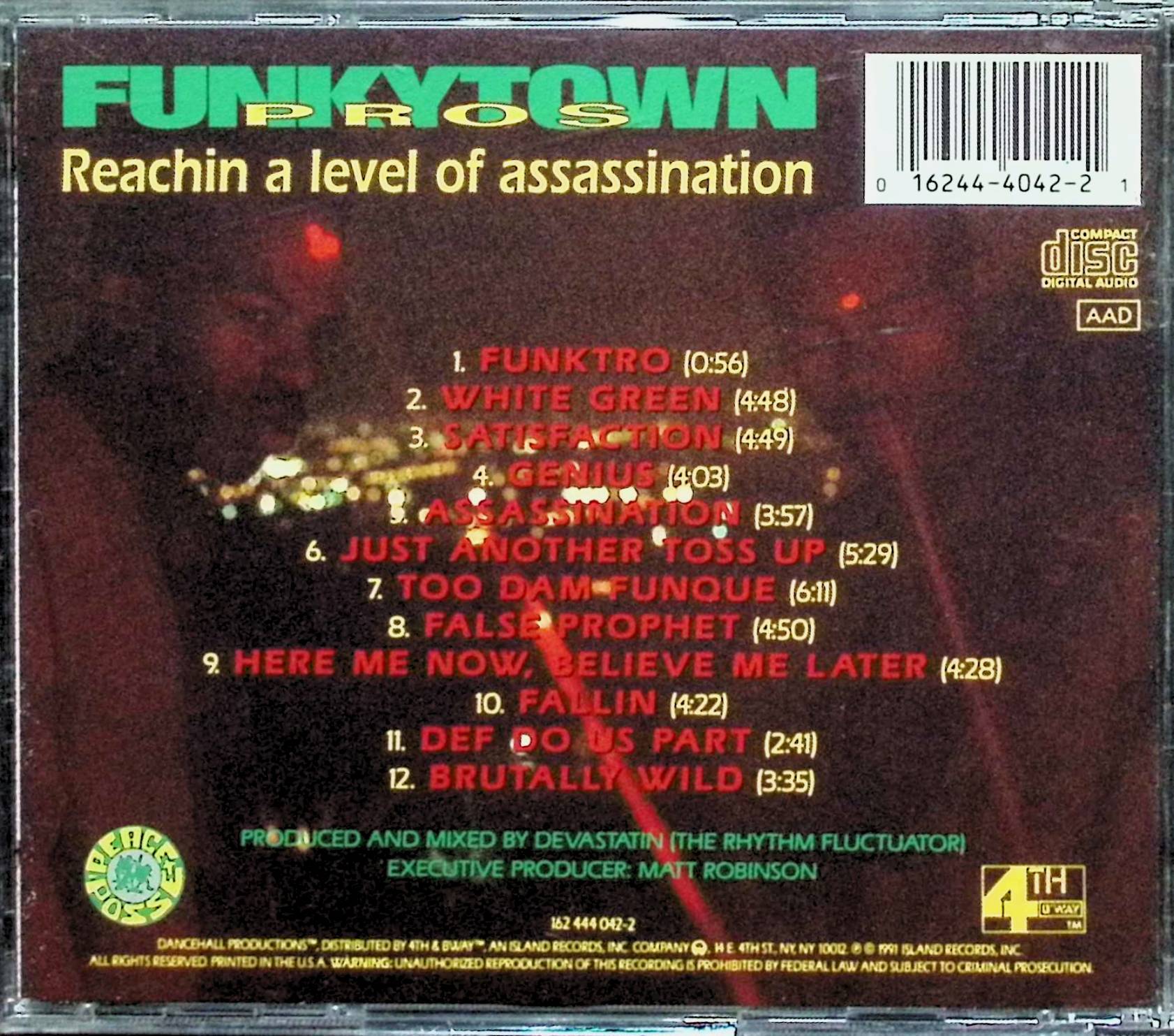 【中古】 (CD) Reaching a Level of Assassination / Funkytown Pros（ファンキー...