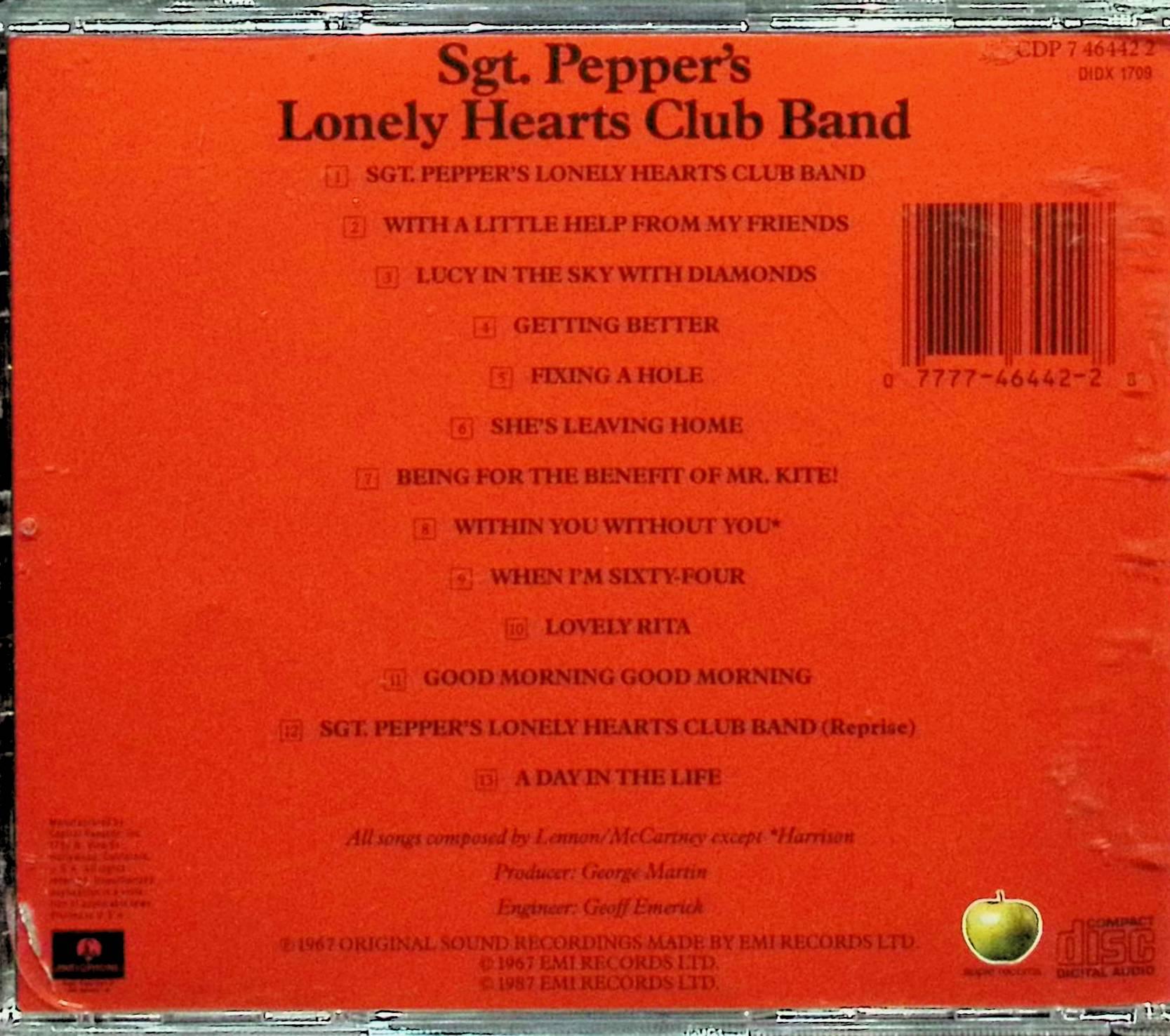 【中古】 (CD) Sgt. Pepper's Lonely Hearts Club Band（ジュエルケース） / The B...