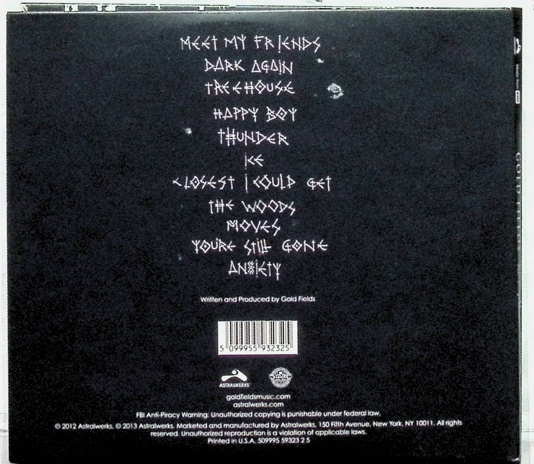 【中古】 (CD) Black Sun（紙ケース） / Gold Fields　（送料無料）