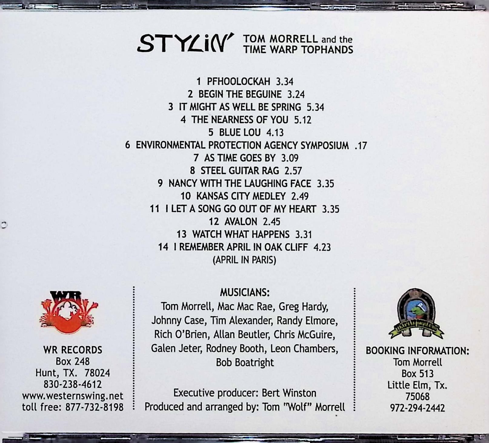 【中古】 (CD) Stylin' / Tom Morrell　（送料無料）