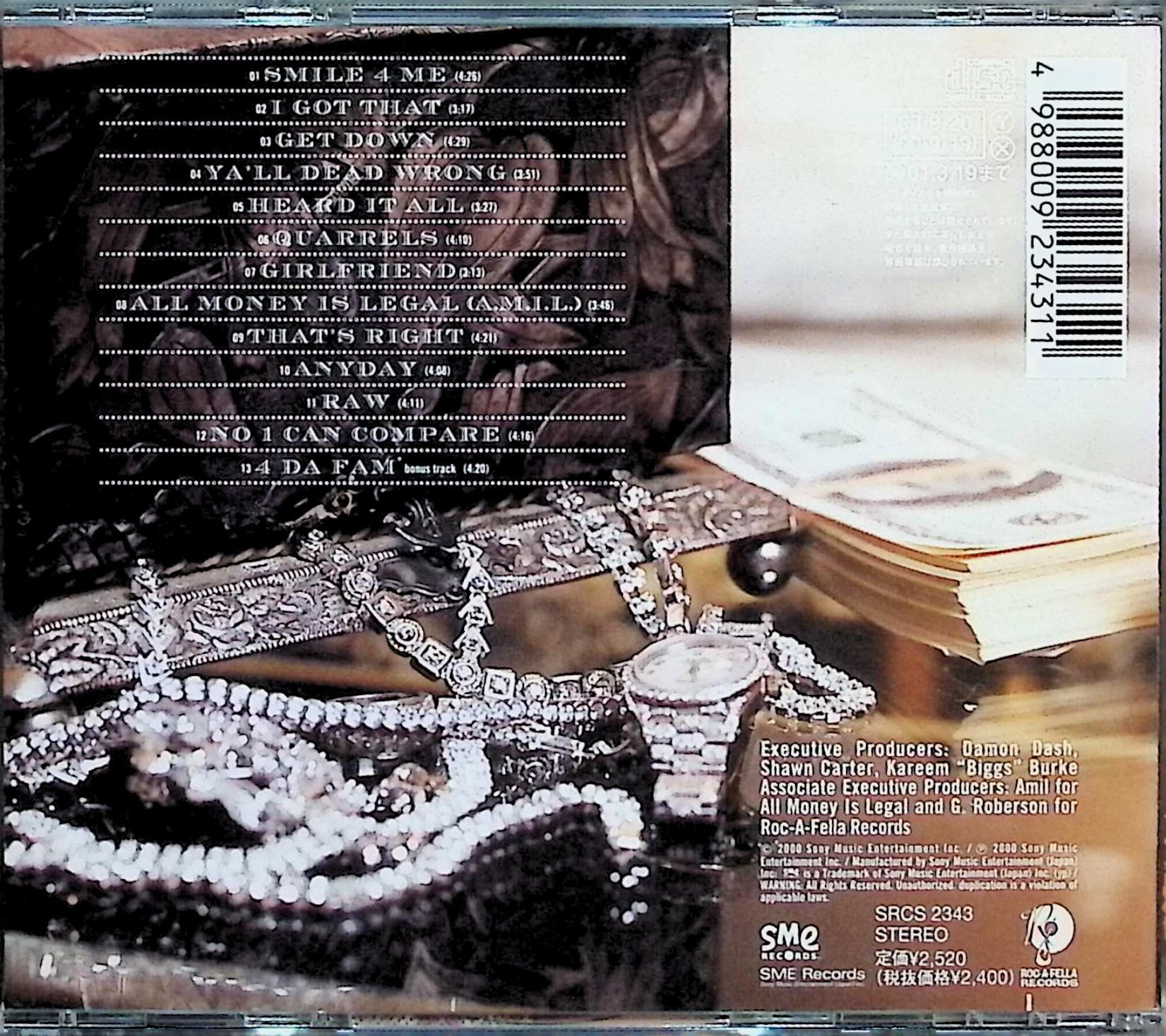 【中古】 (CD) ALL MONEY IS LEGAL / Amil　（送料無料）